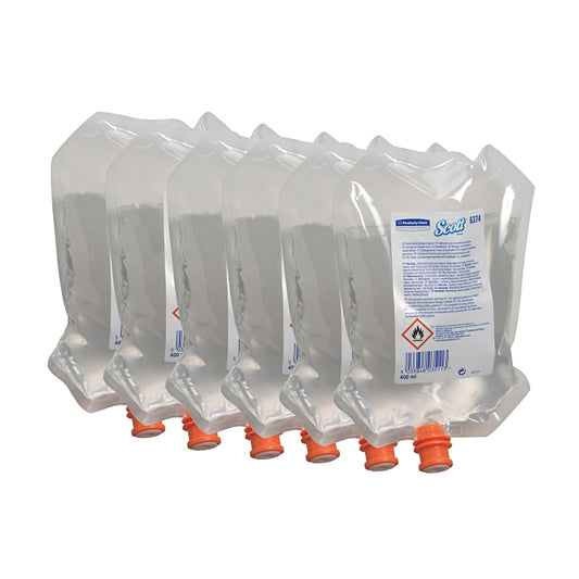 Toilettensitzreiniger Scott Spenderbeutel transparent 400 ml, 6 Beutel