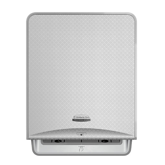 Kimberly-Clark ICON Rollenhandtuchspender 31.5x42x25.8cm, elektronisch Grau, silberne Mosaikblende