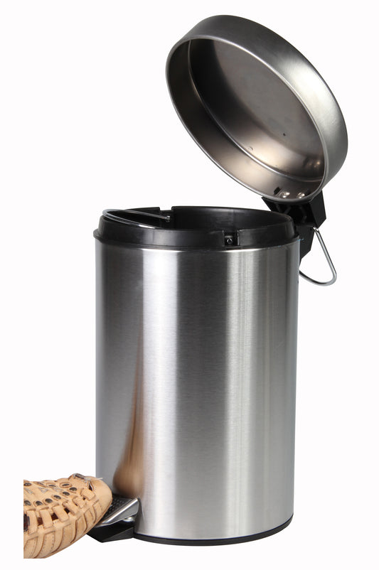 Treteimer 3L Edelstahl matt