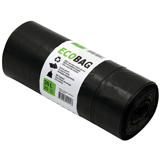 Kehrichtsack 35L schwarz, Quickbag Recyclingart