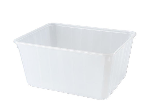 Mehrwegbox ZERO 1150ml, Karton à 100 Stk, PP, transp. 155x127x83mm, inkl. Deckel