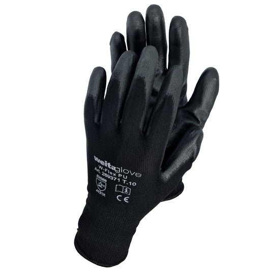 W-Flex PU Schwarz Gr. 9/L