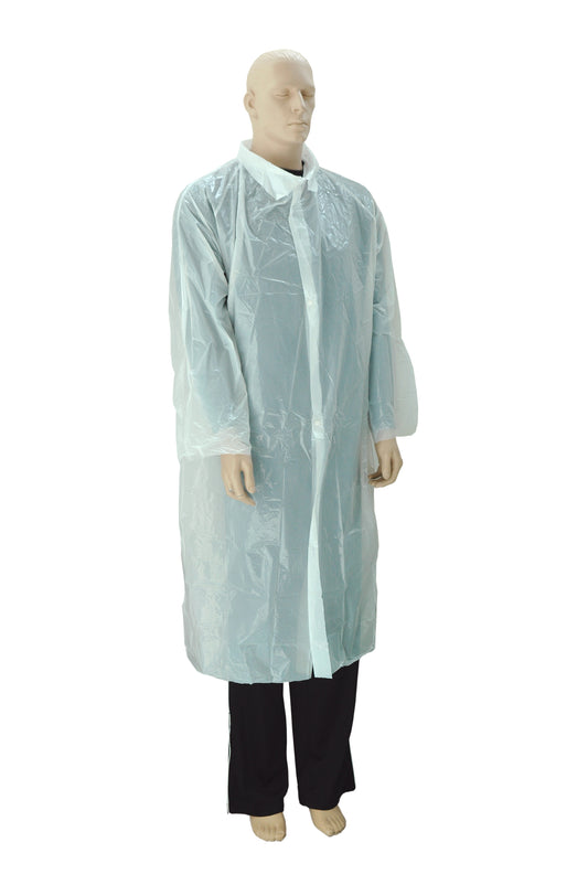 Besuchermantel weiss PE 30my