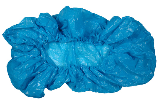 Matratzenüberzug blau PE 30my