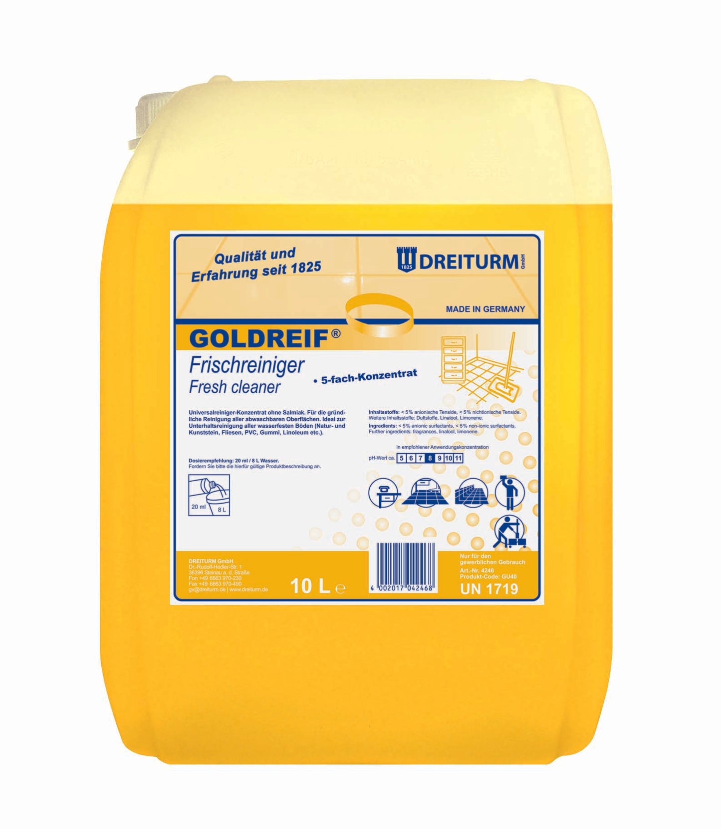 Goldreif Frischreiniger 10 L