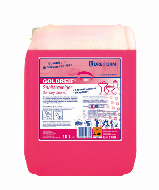 Goldreif-Sanitärreiniger 10L