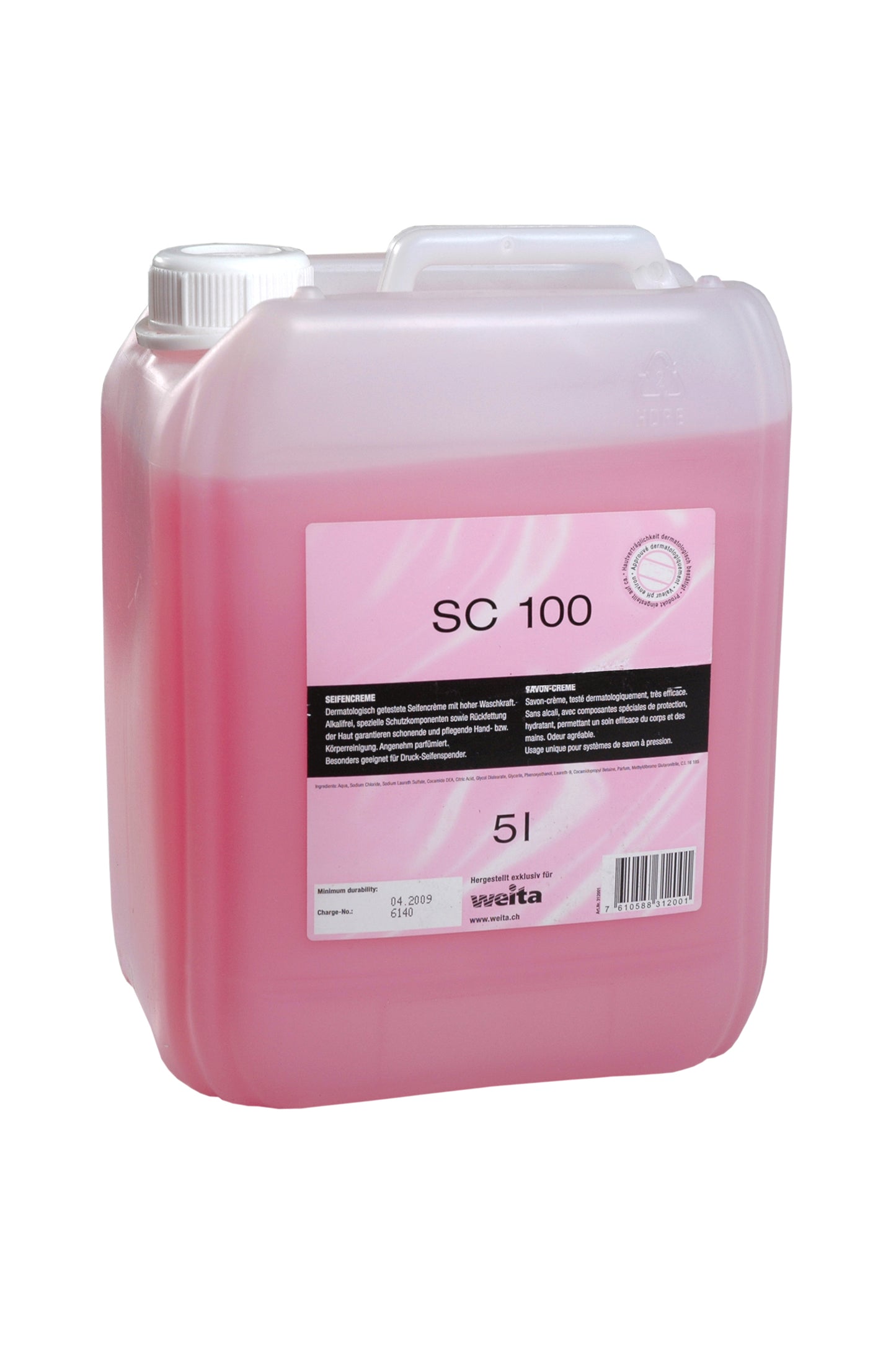 Seifencrème SC 100 rosa 5 L