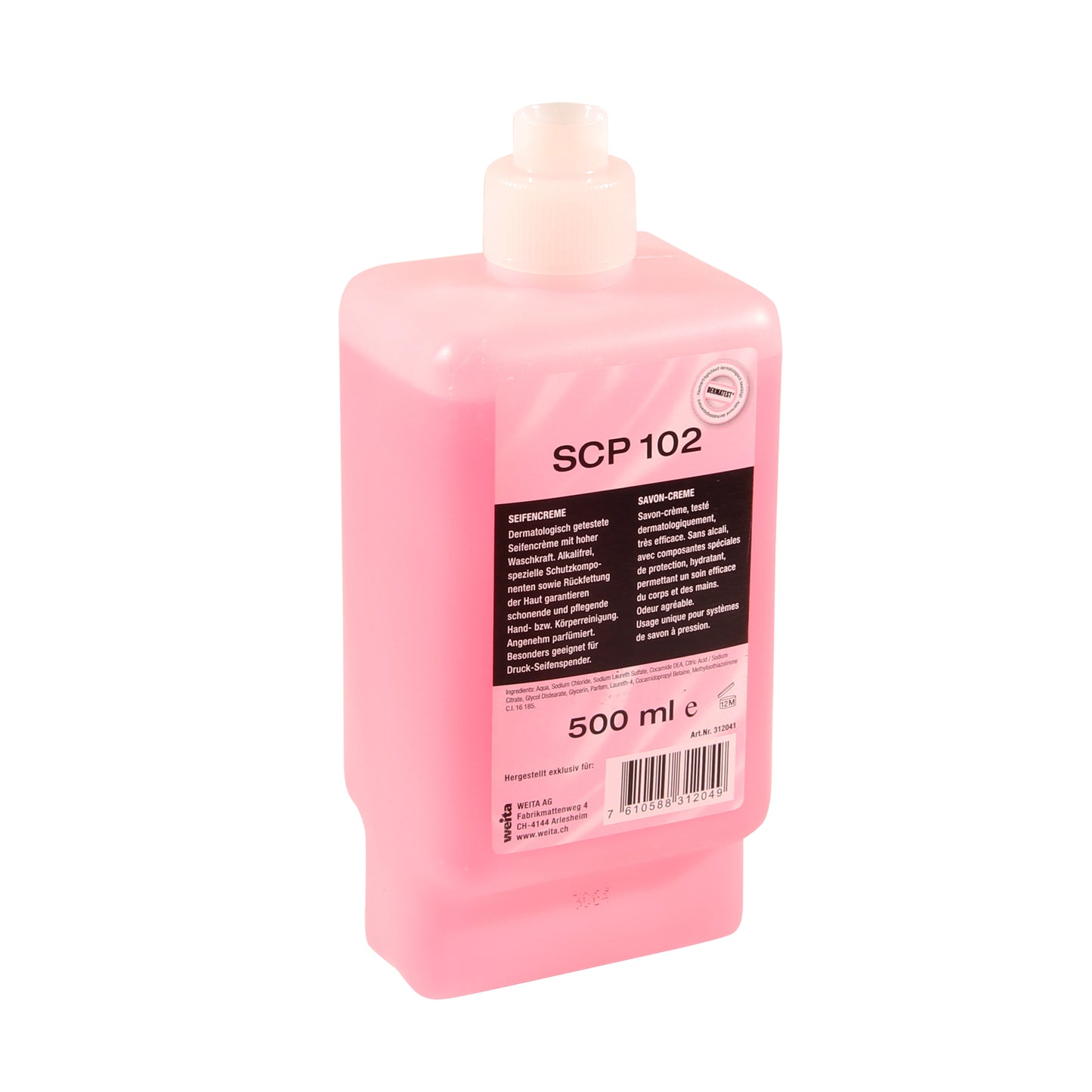 Seifencrème rosa SCP 102 500ml