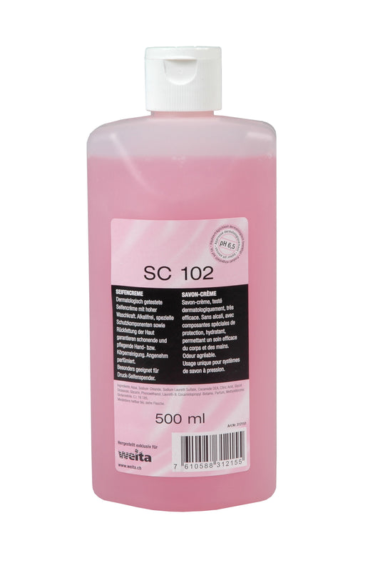 Seifencrème rosa SC 102 500ml