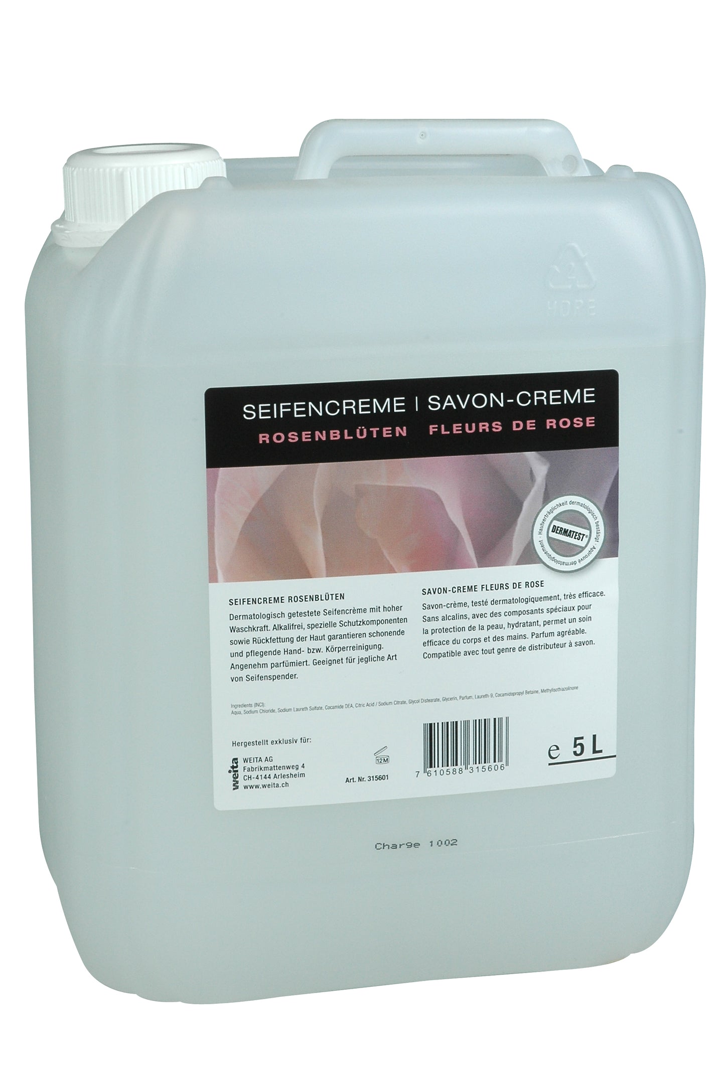 Seifencreme "Rosenblüten" 5 L