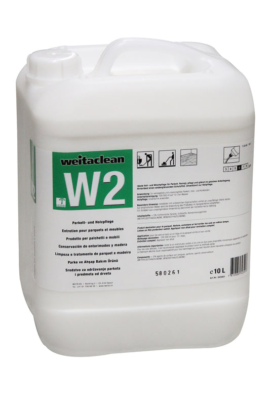 W2 Parkett- und Holzpflege 10L