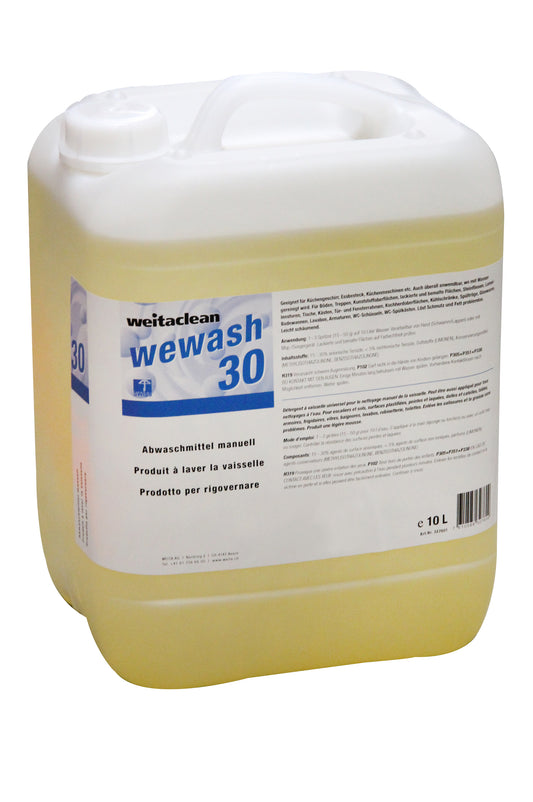 Wewash 30 Abwaschmittel man.