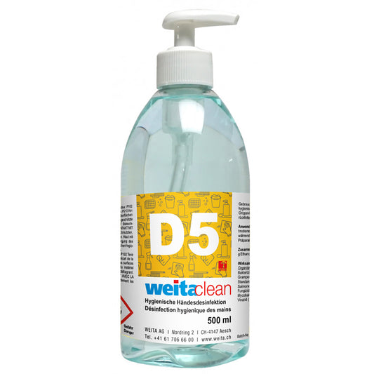 D5 Händedesinfektion 500ml