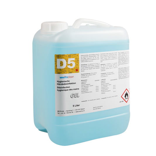 D5 Händedesinfektion GEL 5L