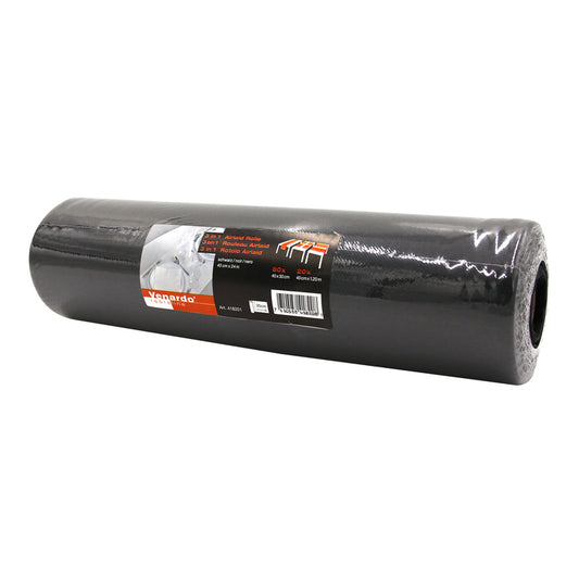 Airlaid Rolle Venardo 3 in 1 schwarz, 40 x 30 cm, 24 Lfm 80 Coupons, 55 g/m2