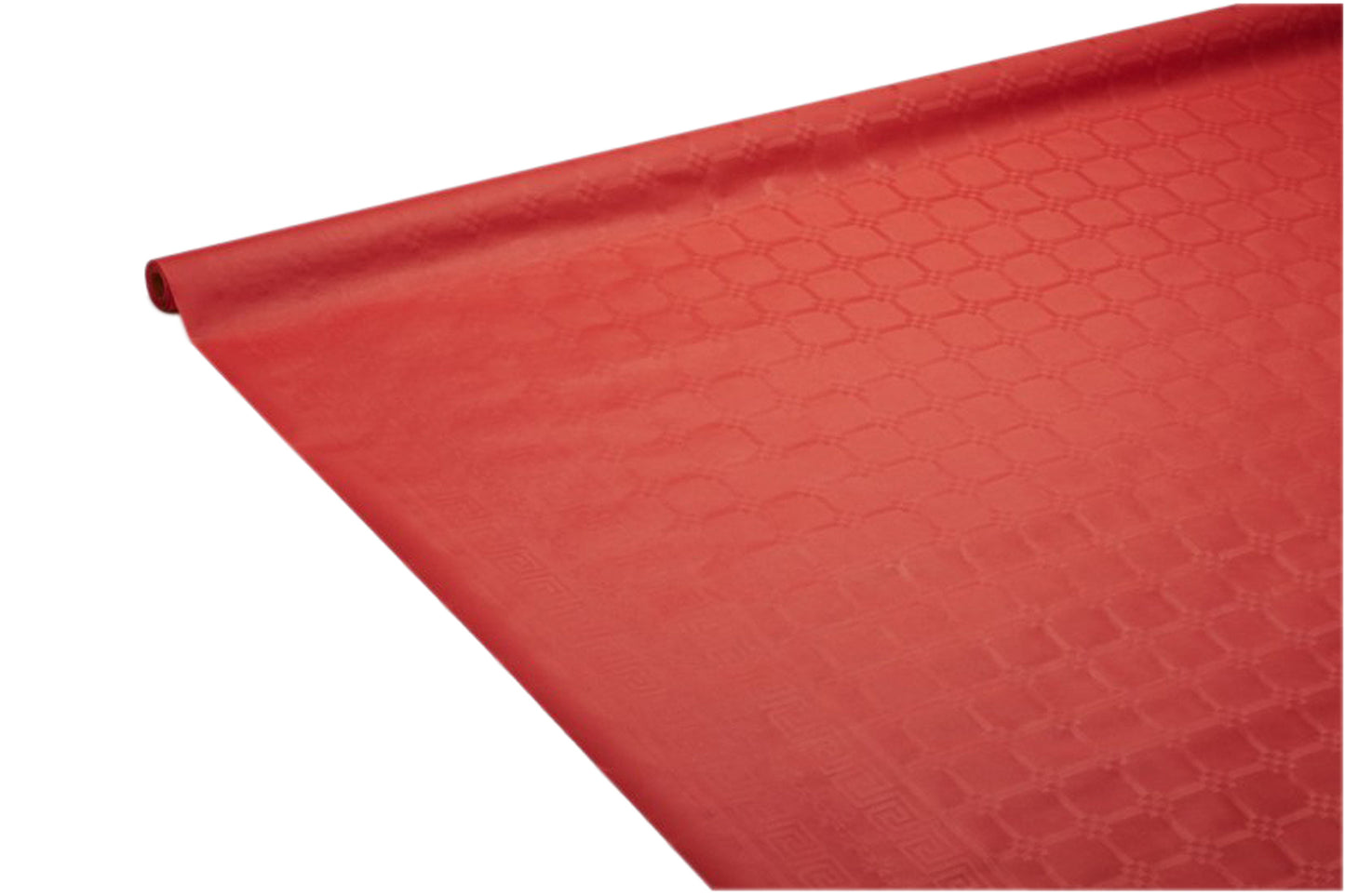 Tischtuchrolle Damast rot