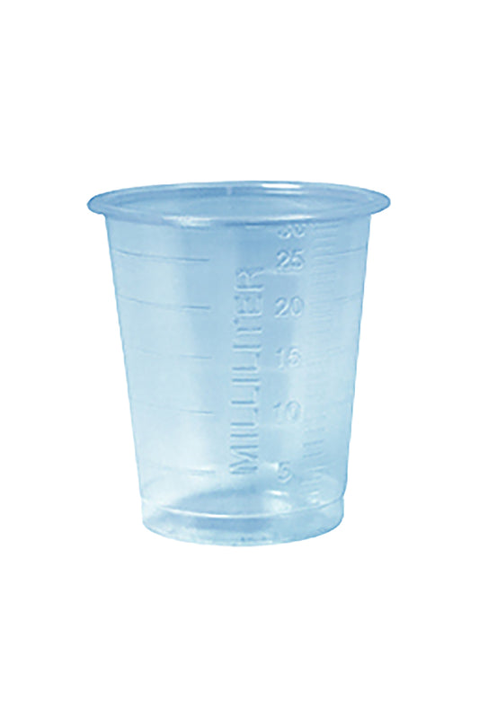 Medizinbecher blau 30ml