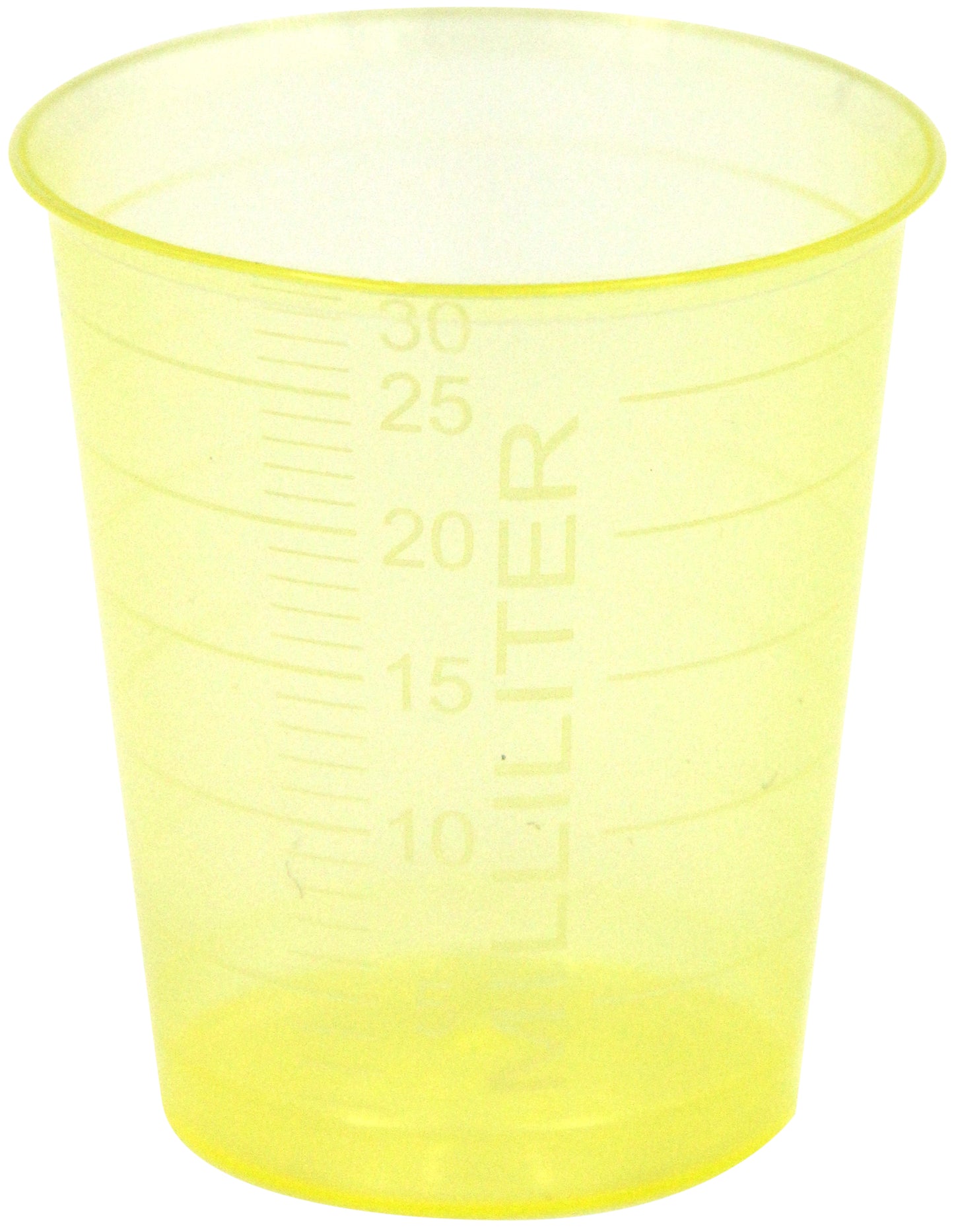 Medizinbecher gelb 30ml