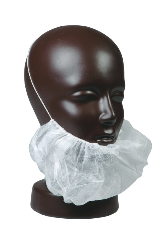 Bartmaske PP Weiss