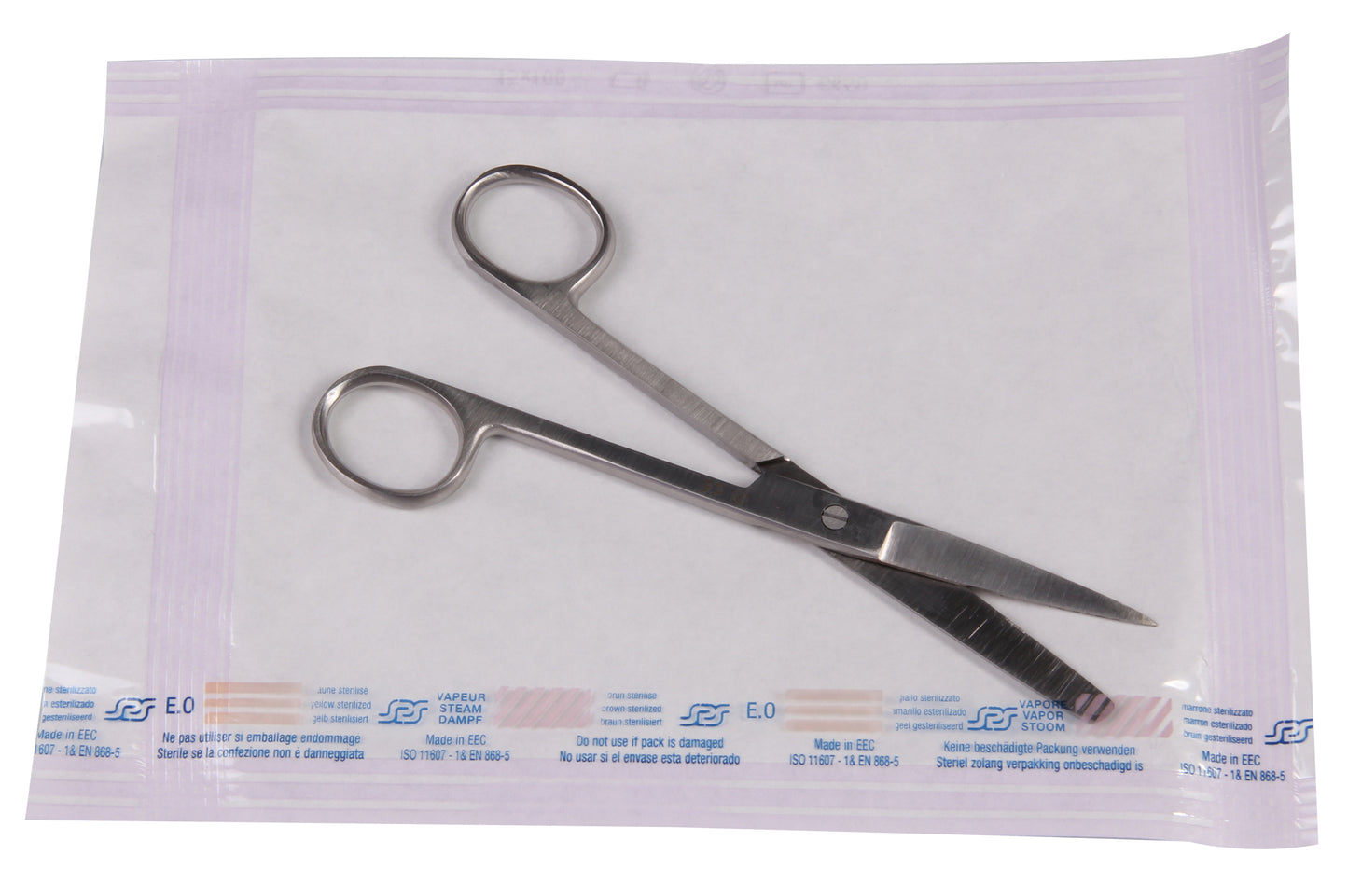 Schere 13cm INOX steril,