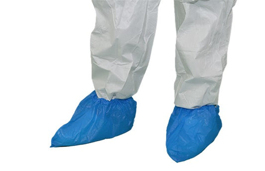 Ueberschuhe PE blau Hoch 80my