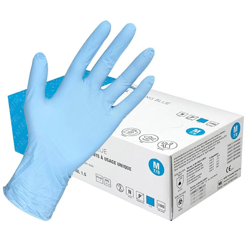 Weitaglove Nitril Strong Blue (100 Stk.)