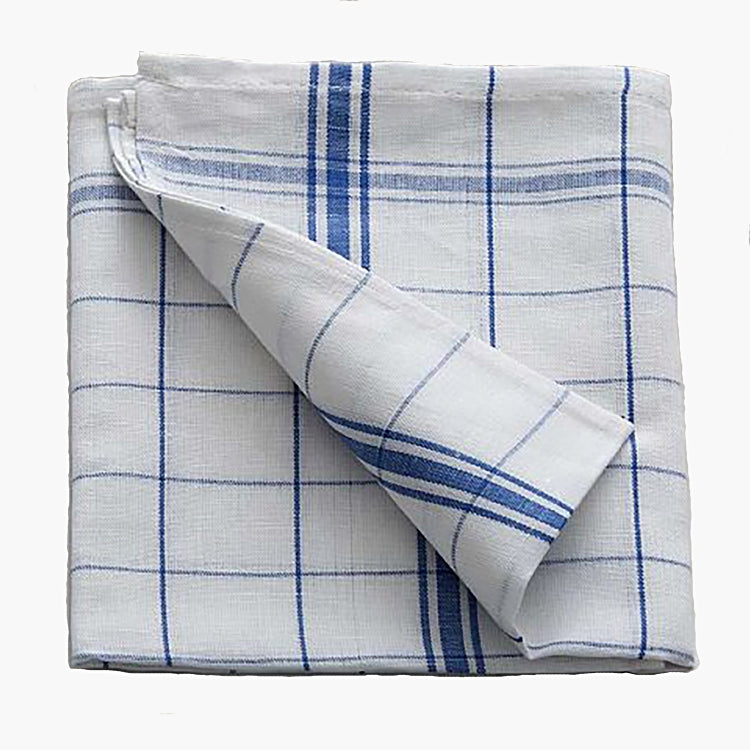 Geschirrtücher 50x70cm aus Halbleinen 200g/m2 mit 1/4 Faltung, Pack à 10 Stück