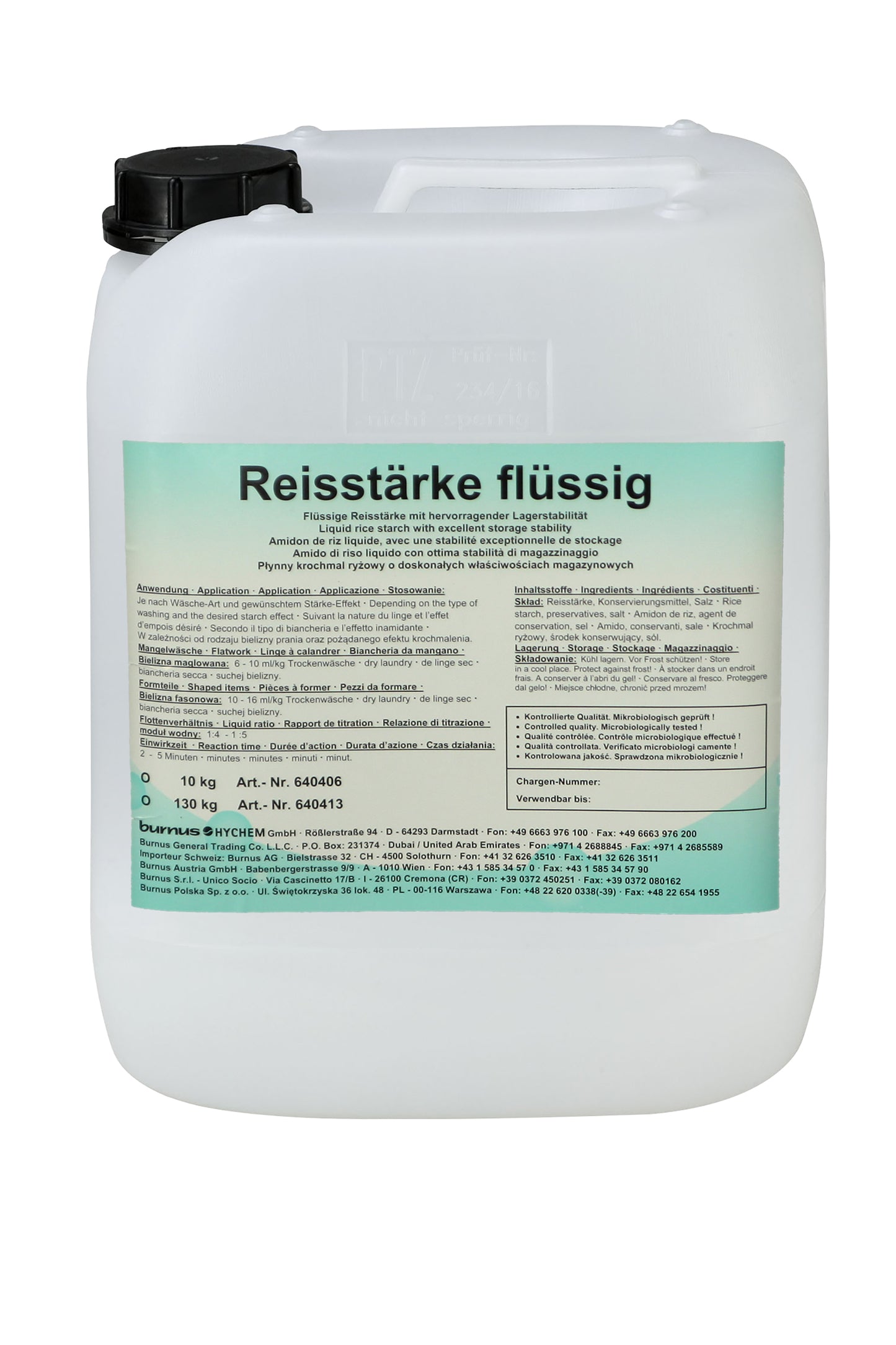 Reisstärke flüssig 10KG