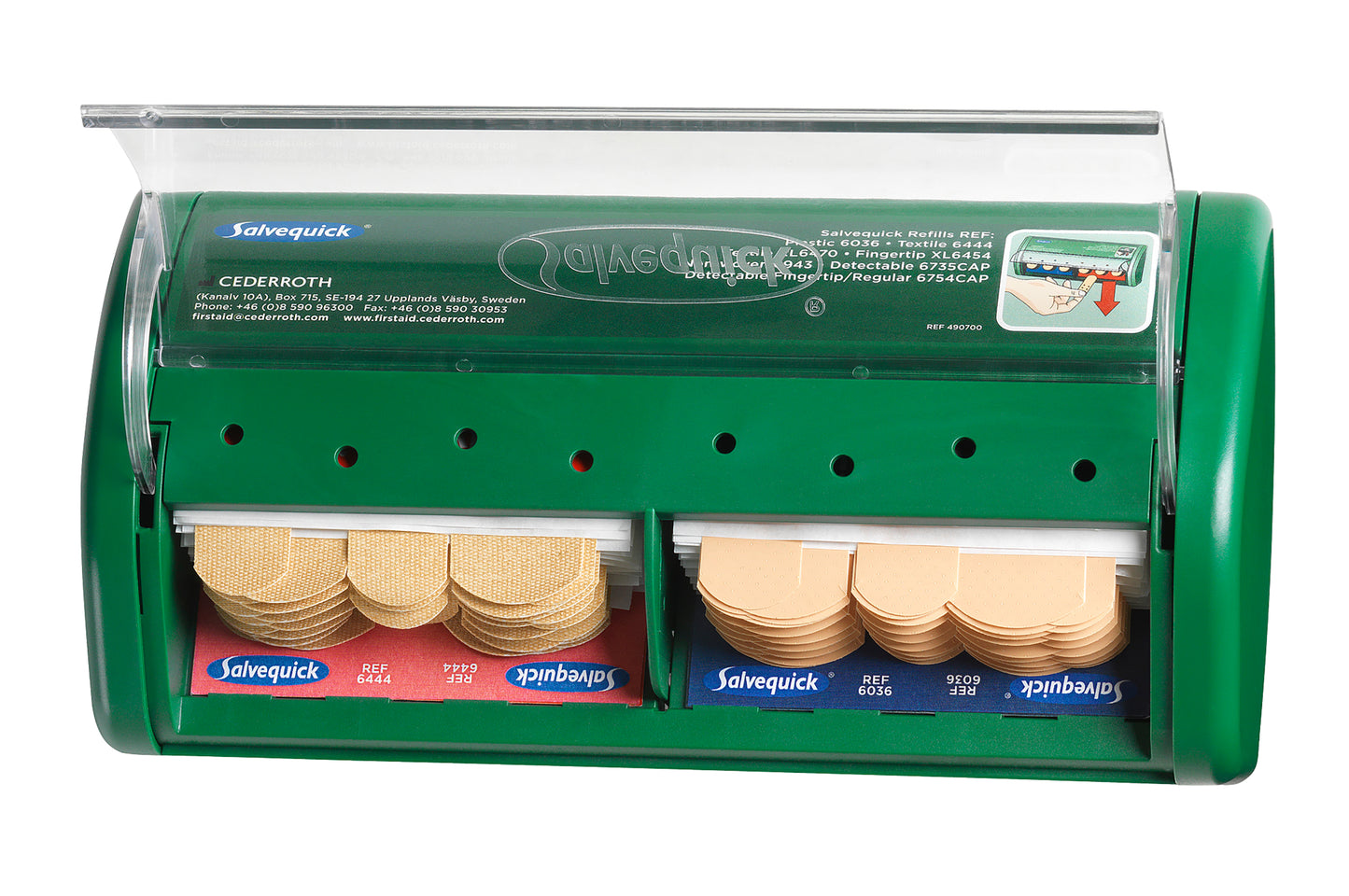 Salvequick Pflasterspnd. Txtl.