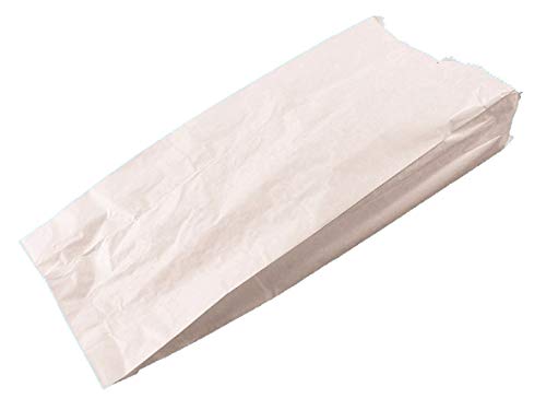 Brotbeutel 14+6x32cm weiss