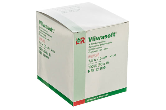 Vliwasoft 7.5 x 7.5 cm, steril