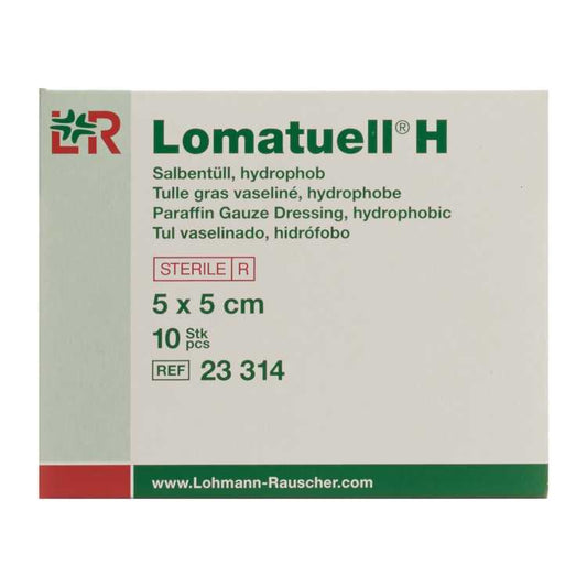 Lomatuell H 5x5cm, steril