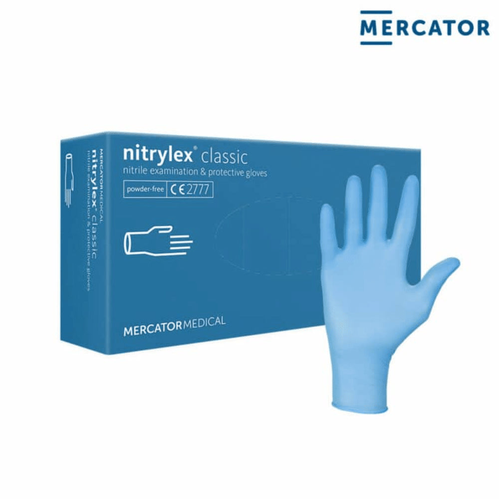 MERCATOR Nitrylex Nitrilhandschuhe classic - Blau (100 Stk.)