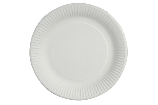 Kartonteller PURE rund, weiss