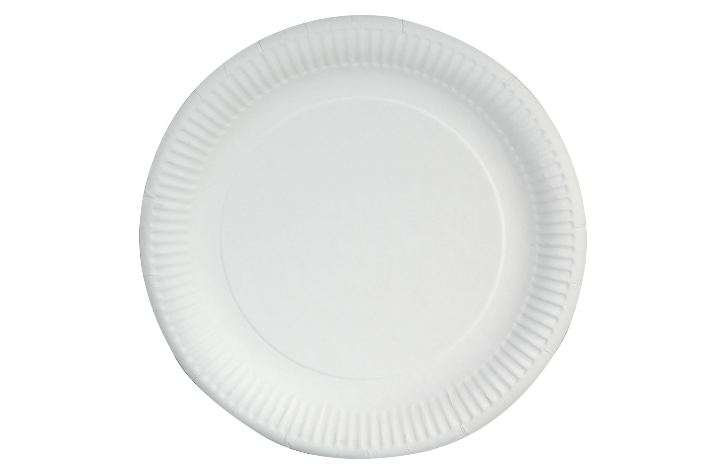 Pappteller weiss, rund