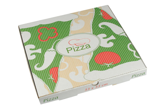 Pizzakarton 33x33x3cm PURE