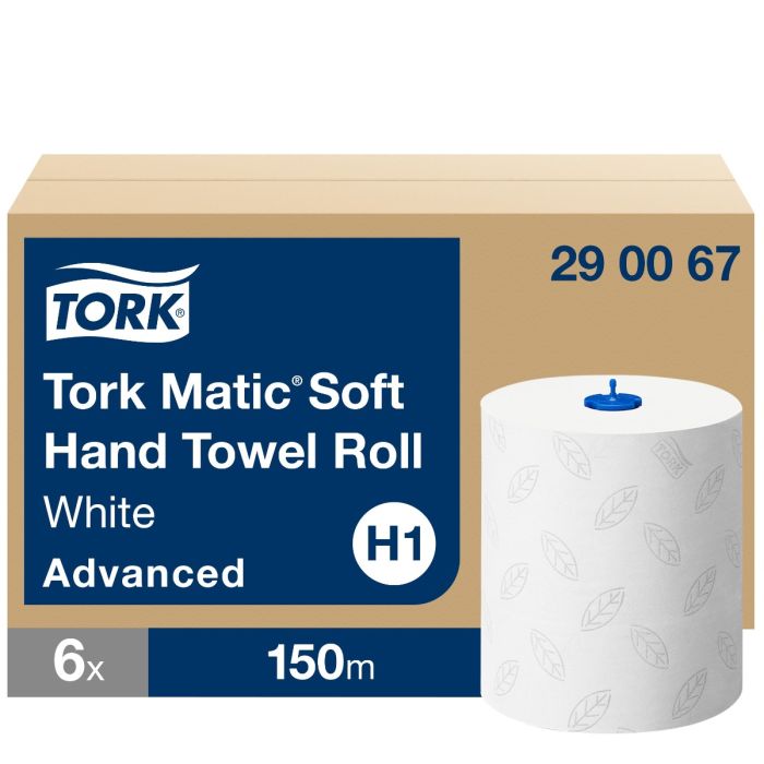Tork Matic® Papierhandtuchrollen Weiss H1