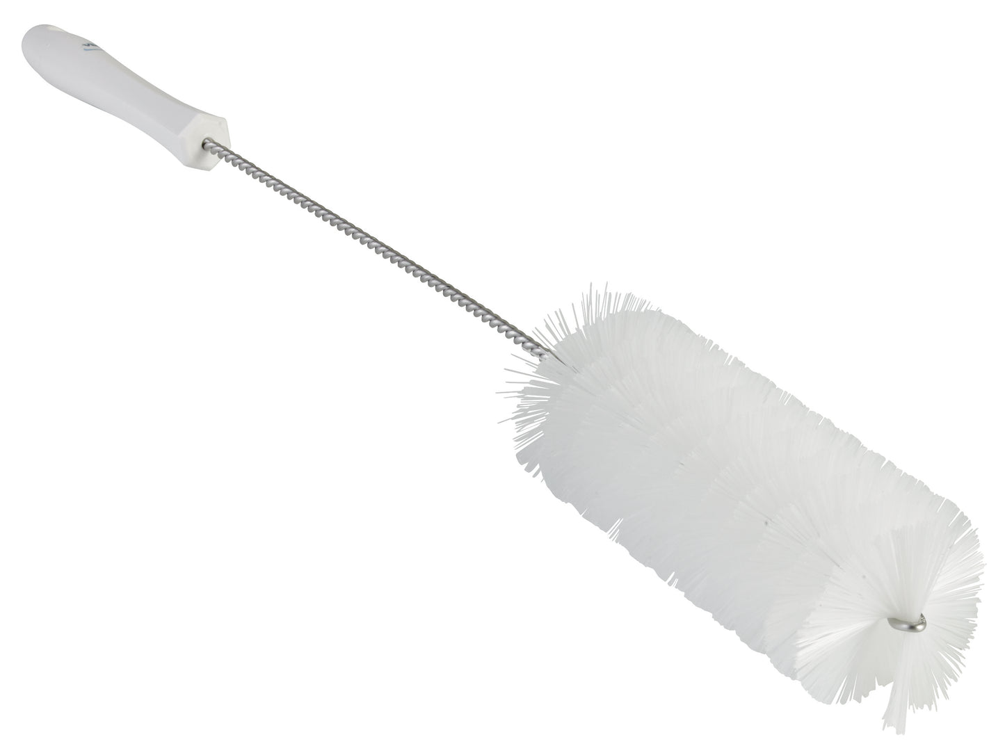 Rohrbürste mit Stiel weiss