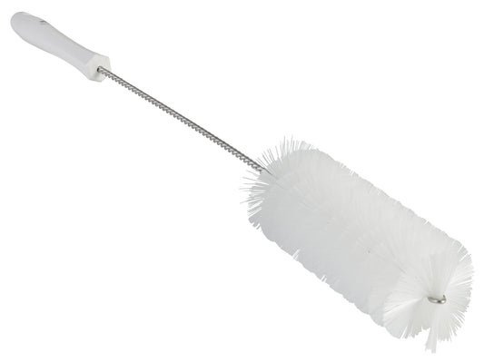 Rohrbürste mit Stiel weiss