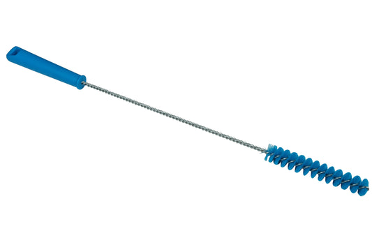 Rohrbürste mit Stiel blau
