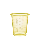 MediBecher waschbar gelb 25ml