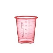 MediBecher waschbar rot 25ml