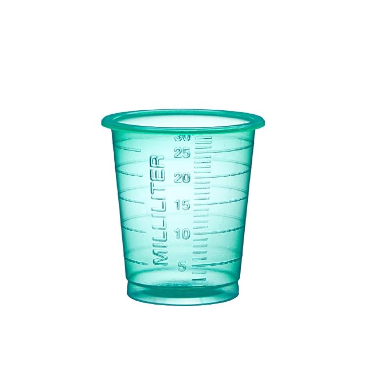 MediBecher waschbar grün 25ml