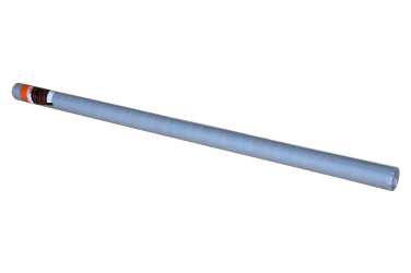 Tischtuchrolle Damast grau