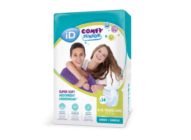 Höschen-System ID Comfy Junior Pants (8-15) 1325 ml, Beutel à 14 Stk.