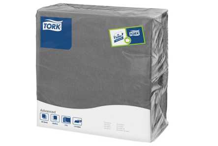 Tork Dinnerserviette grau