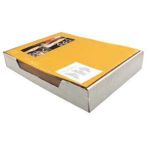Tischset aus Papier gelb