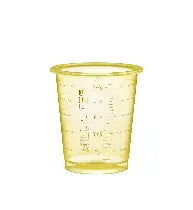 MediBecher waschbar gelb 25ml