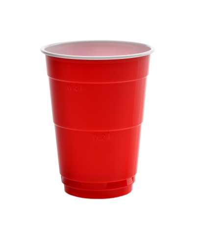 Party Cup 0,4l rot-weiß
