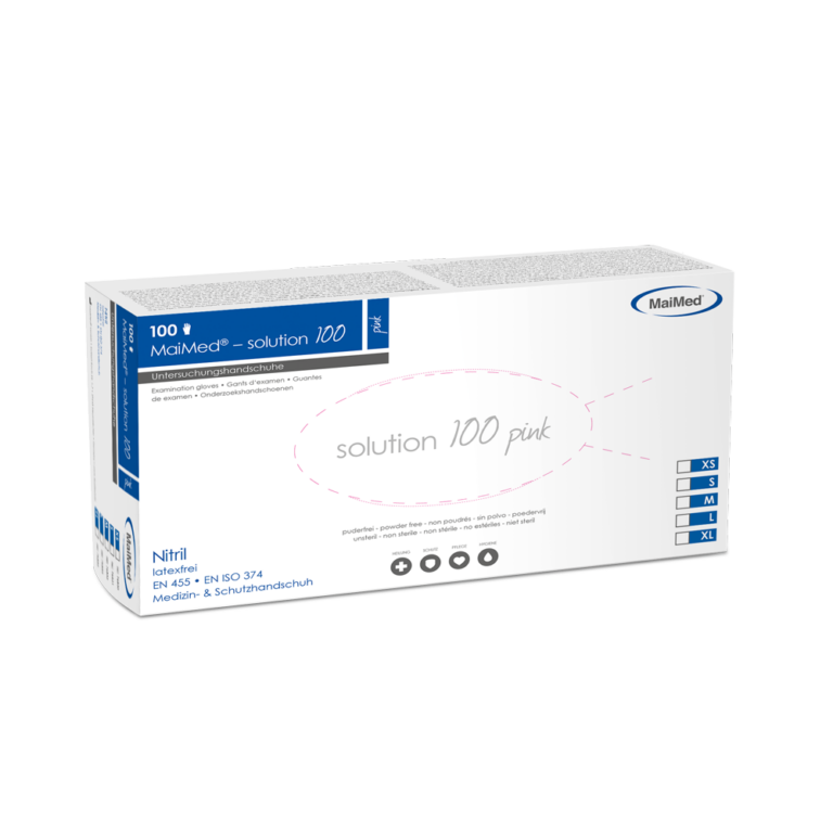 Maimed Nitrilhandschuhe Solution100 - Pink (100 Stk.)